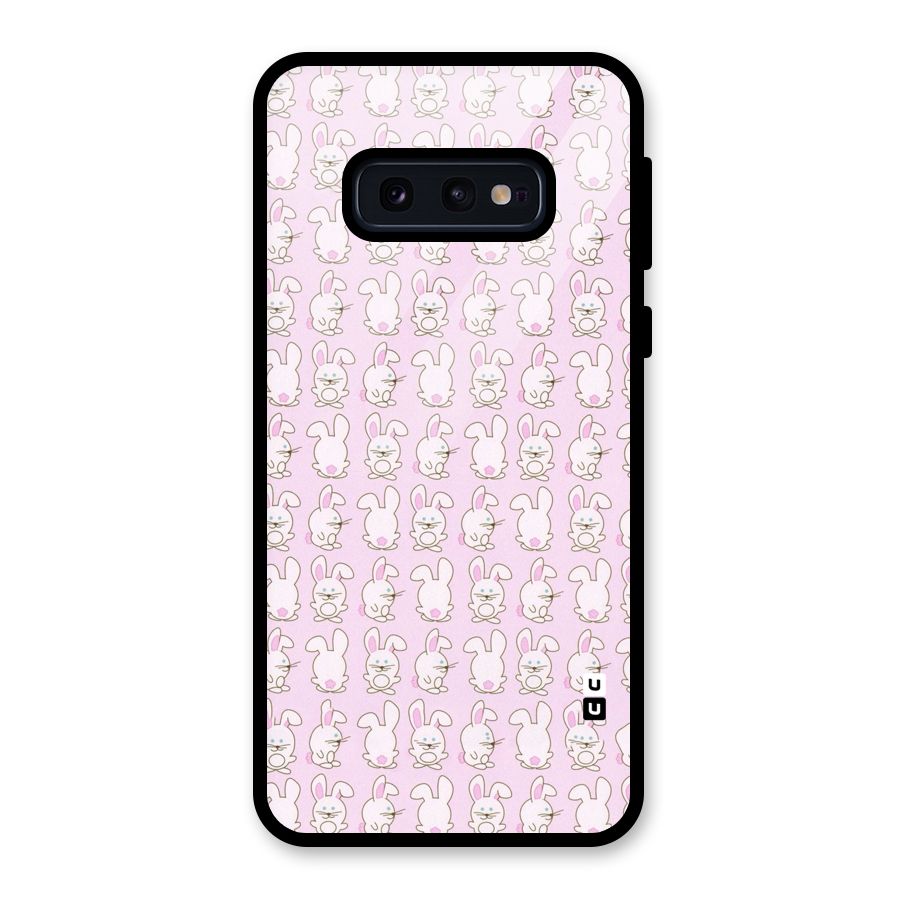 Bunny Cute Glass Back Case for Galaxy S10e