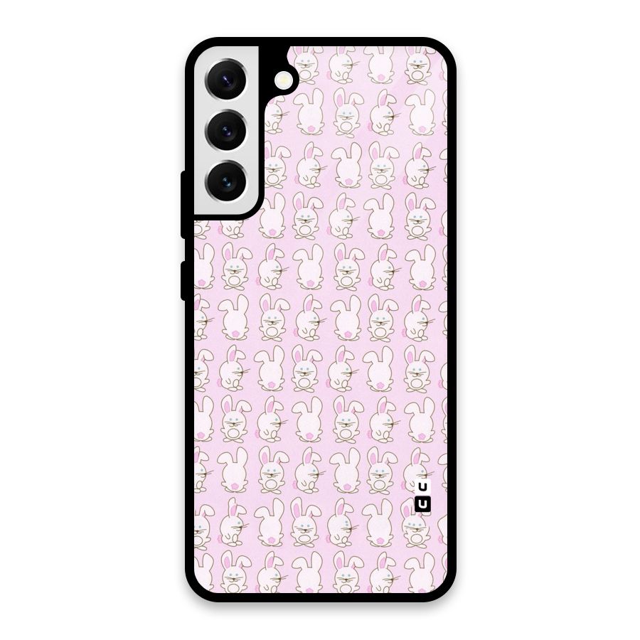 Bunny Cute Glass Back Case for Galaxy S22 Plus 5G