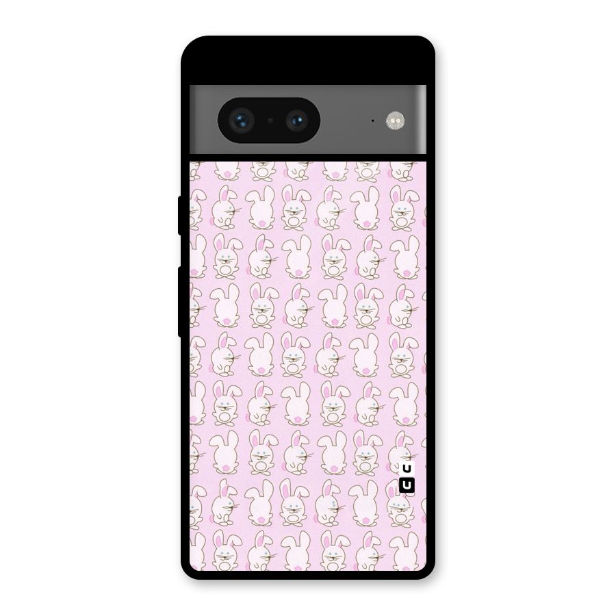 Bunny Cute Glass Back Case for Google Pixel 7