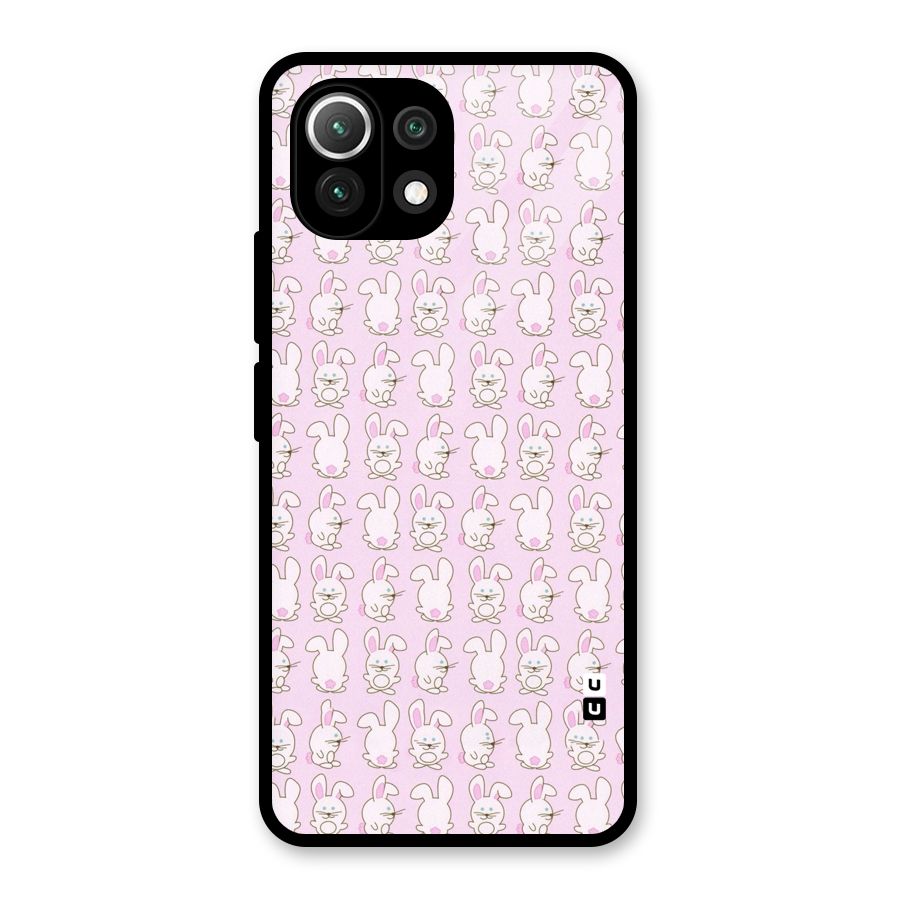 Bunny Cute Glass Back Case for Mi 11 Lite NE 5G
