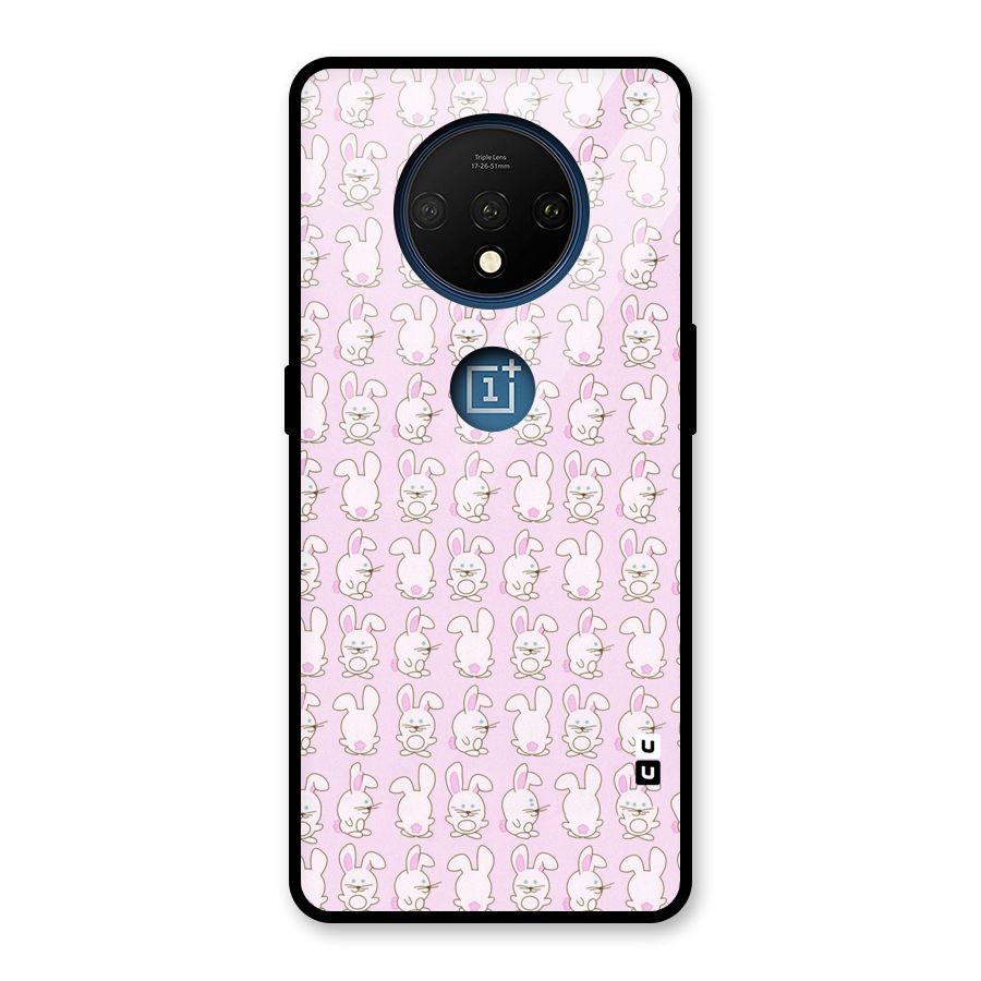 Bunny Cute Glass Back Case for OnePlus 7T