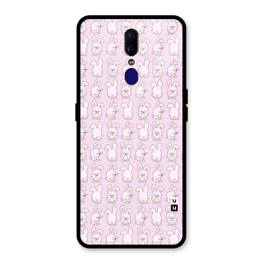 Bunny Cute Glass Back Case for Oppo F11
