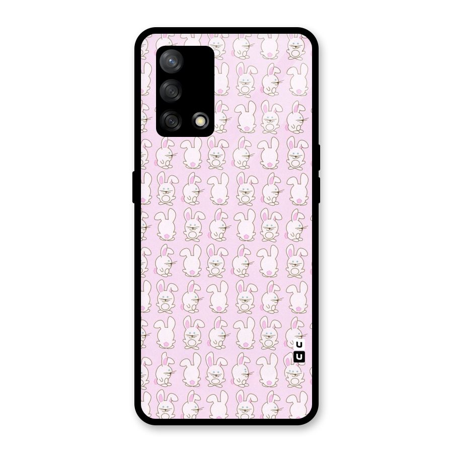 Bunny Cute Glass Back Case for Oppo F19