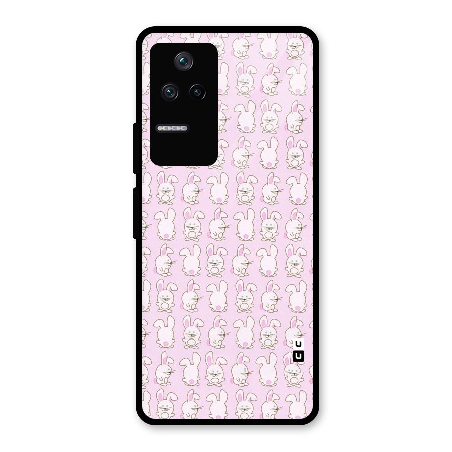 Bunny Cute Glass Back Case for Poco F4 5G