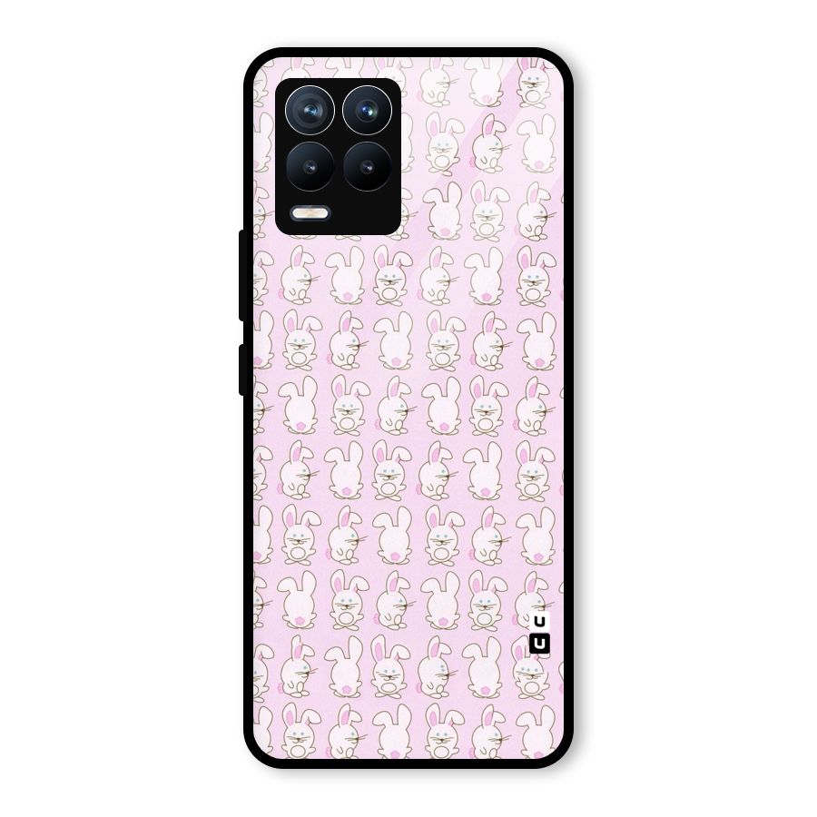 Bunny Cute Glass Back Case for Realme 8 Pro