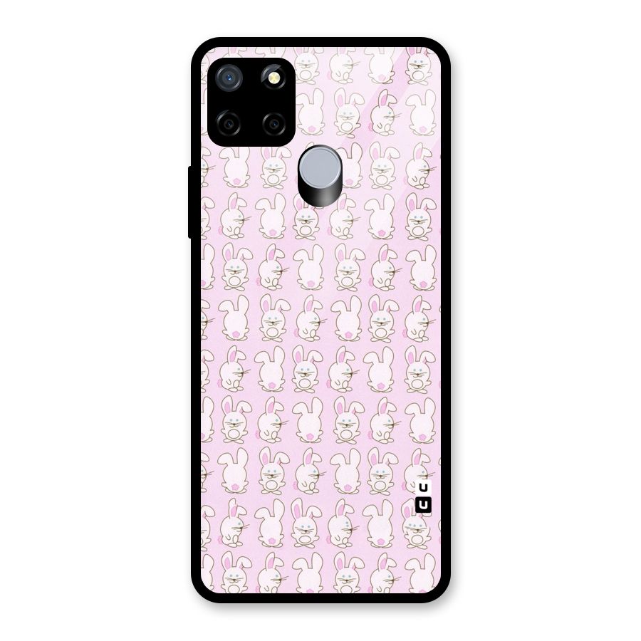 Bunny Cute Glass Back Case for Realme C12