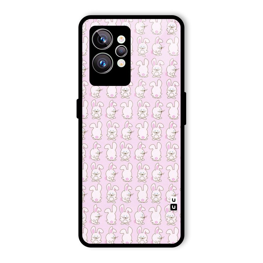 Bunny Cute Glass Back Case for Realme GT2 Pro