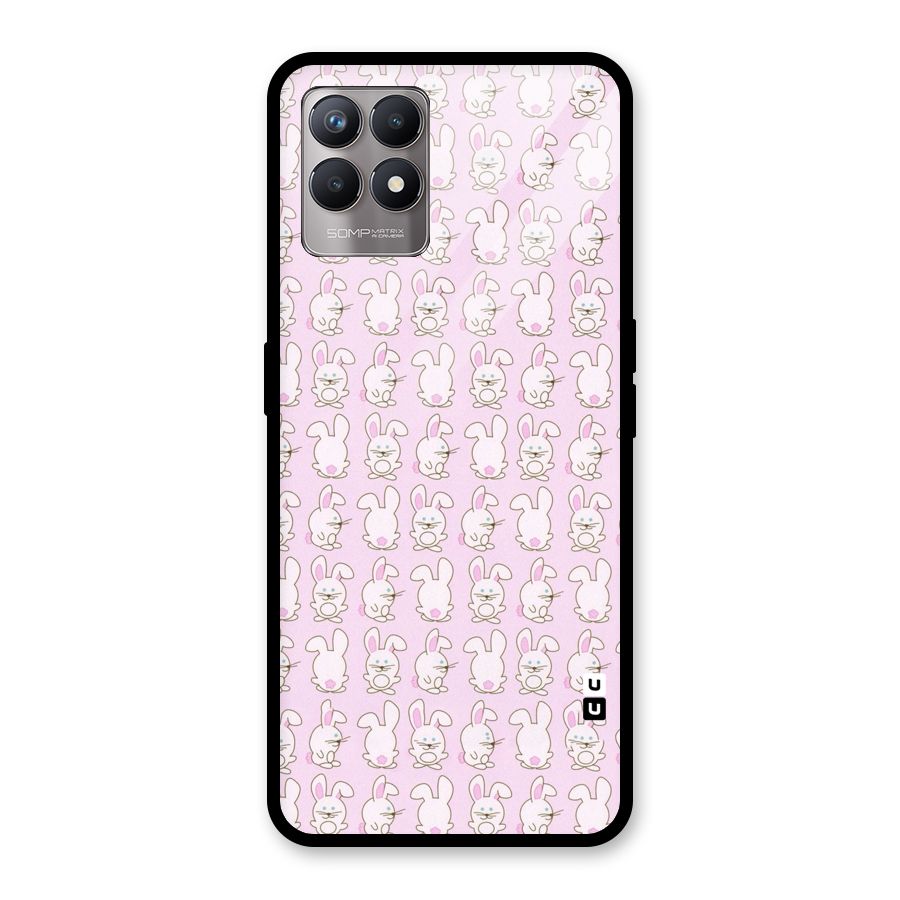 Bunny Cute Glass Back Case for Realme Narzo 50