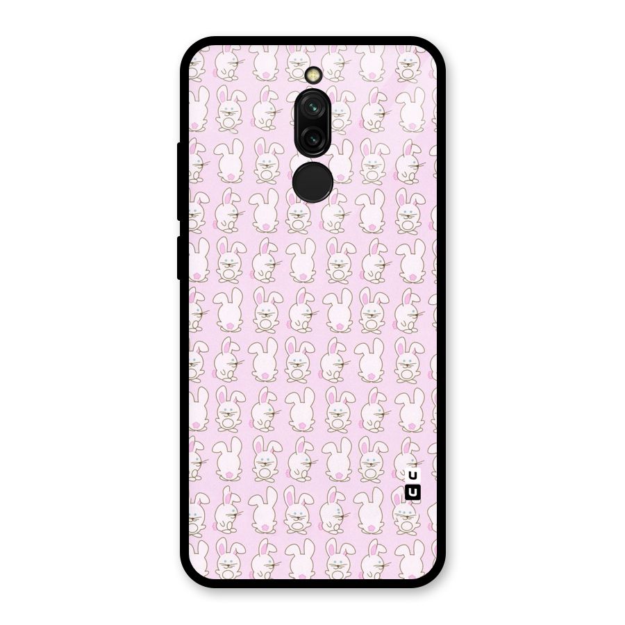 Bunny Cute Glass Back Case for Redmi 8