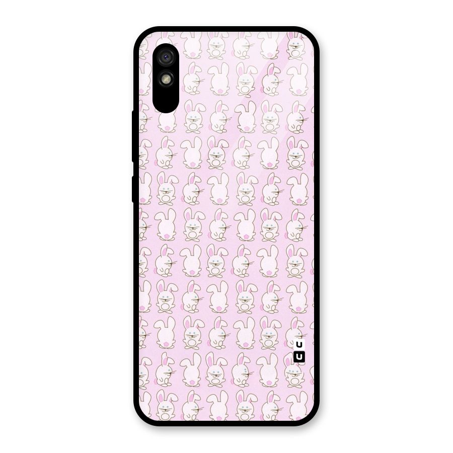 Bunny Cute Glass Back Case for Redmi 9A