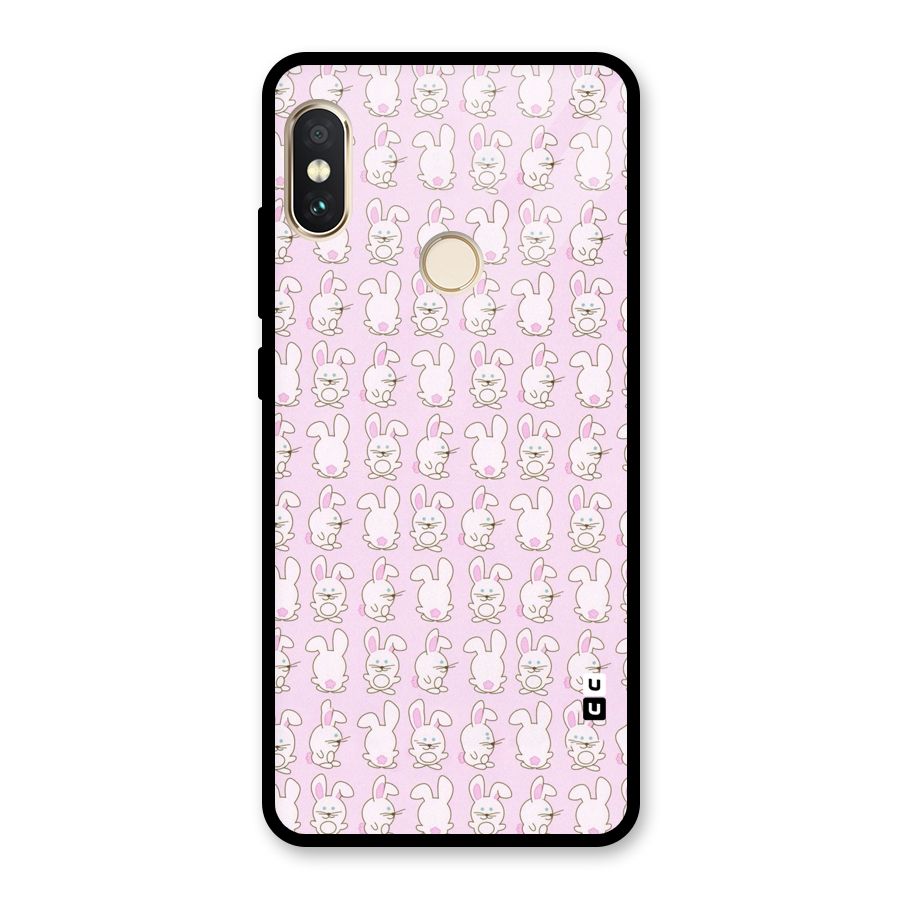 Bunny Cute Glass Back Case for Redmi Note 5 Pro