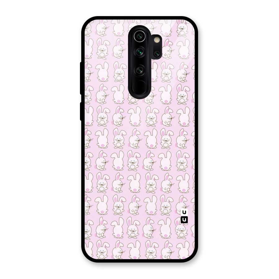 Bunny Cute Glass Back Case for Redmi Note 8 Pro