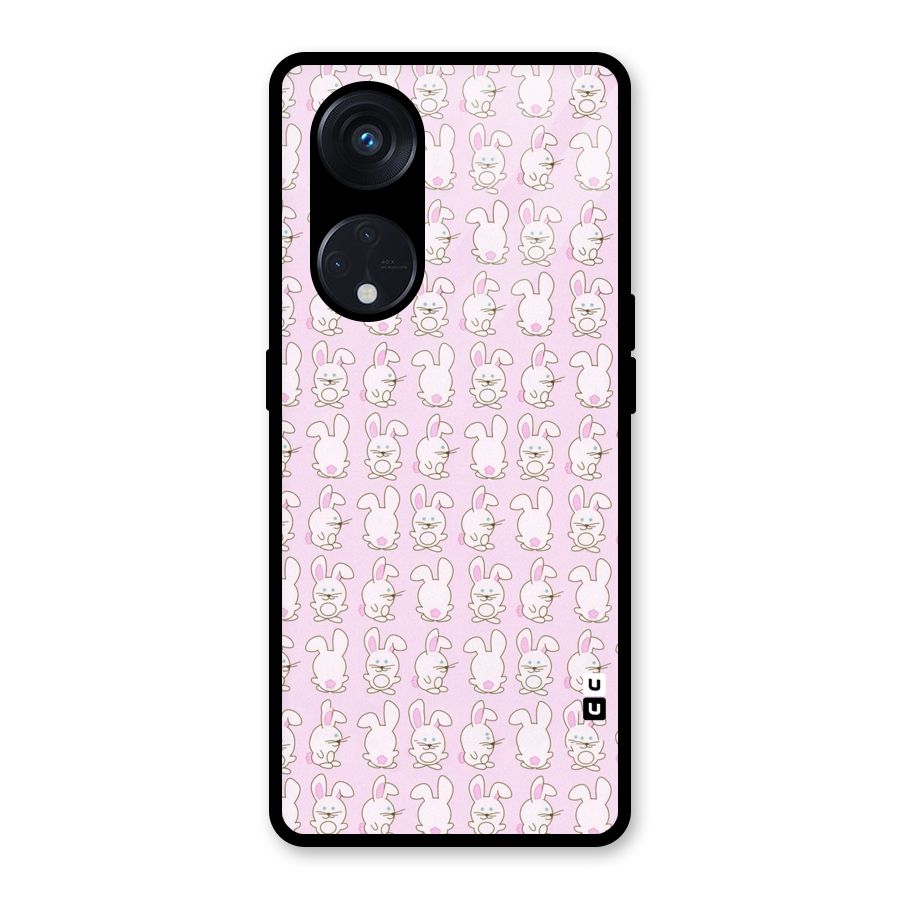 Bunny Cute Glass Back Case for Reno8 T 5G