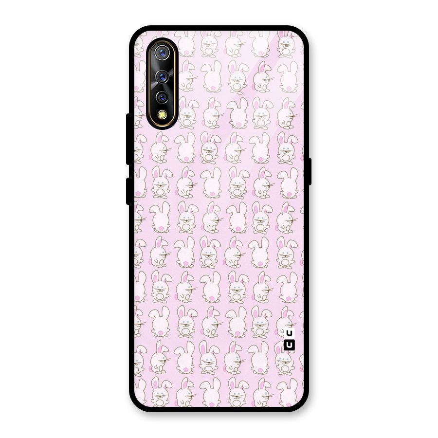 Bunny Cute Glass Back Case for Vivo S1