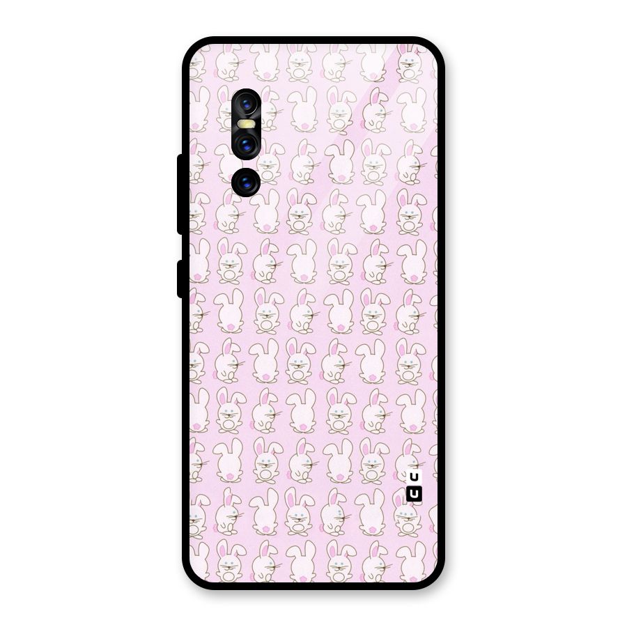 Bunny Cute Glass Back Case for Vivo V15 Pro