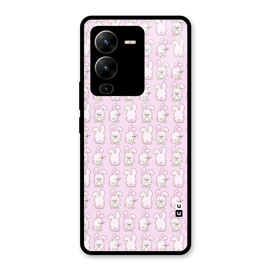 Bunny Cute Glass Back Case for Vivo V25 Pro