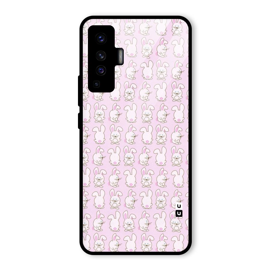 Bunny Cute Glass Back Case for Vivo X50