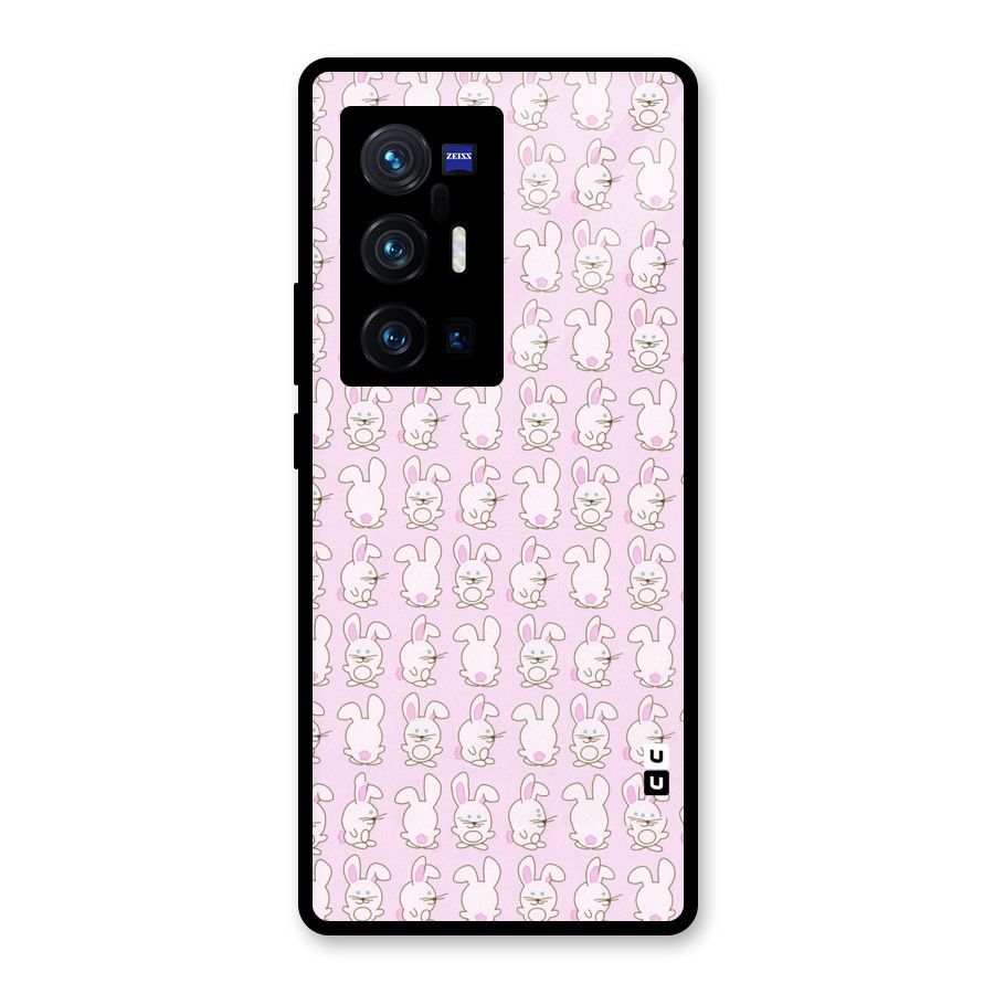 Bunny Cute Glass Back Case for Vivo X70 Pro Plus