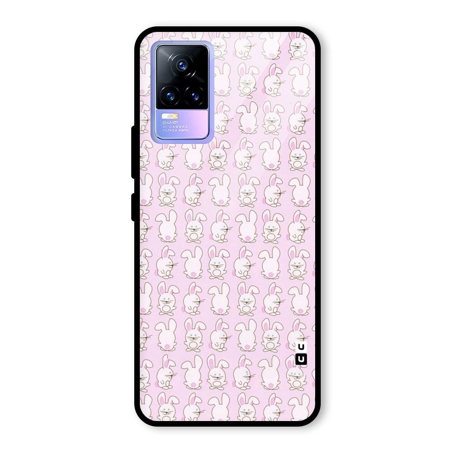 Bunny Cute Glass Back Case for Vivo Y73