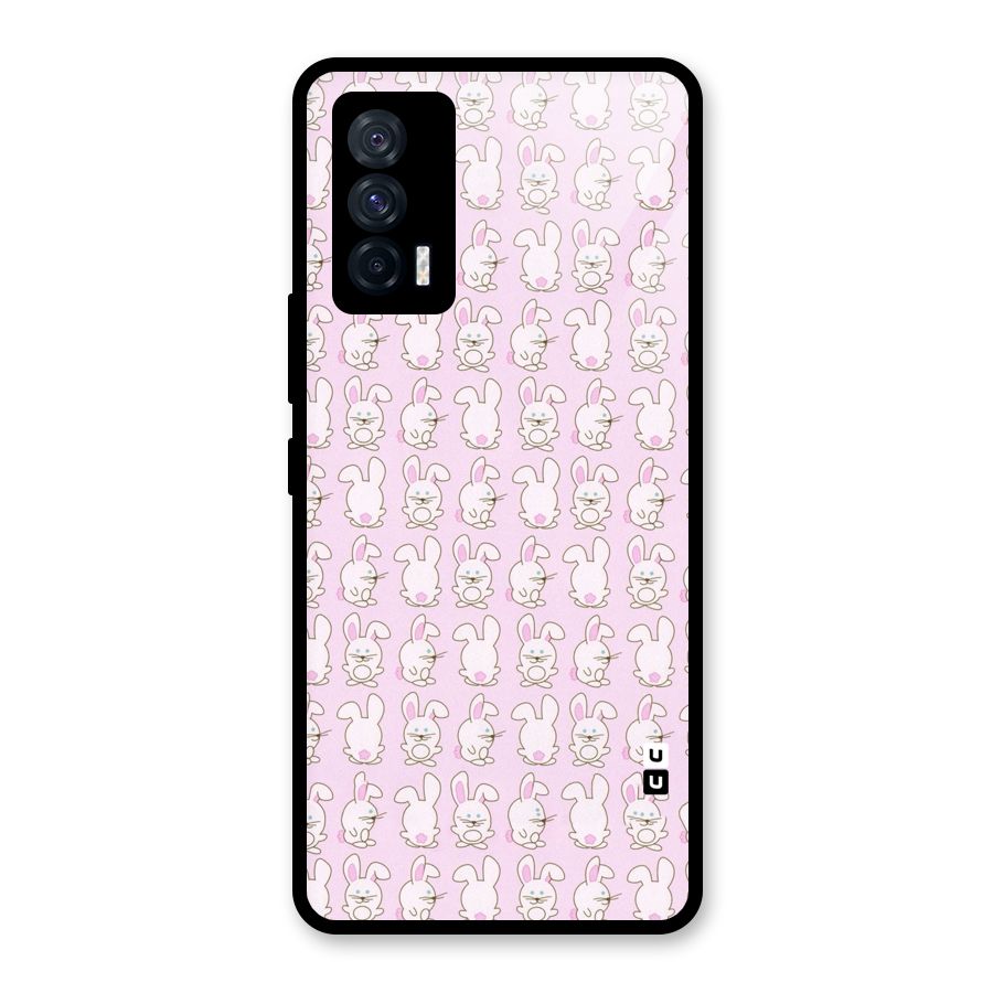 Bunny Cute Glass Back Case for Vivo iQOO 7 5G
