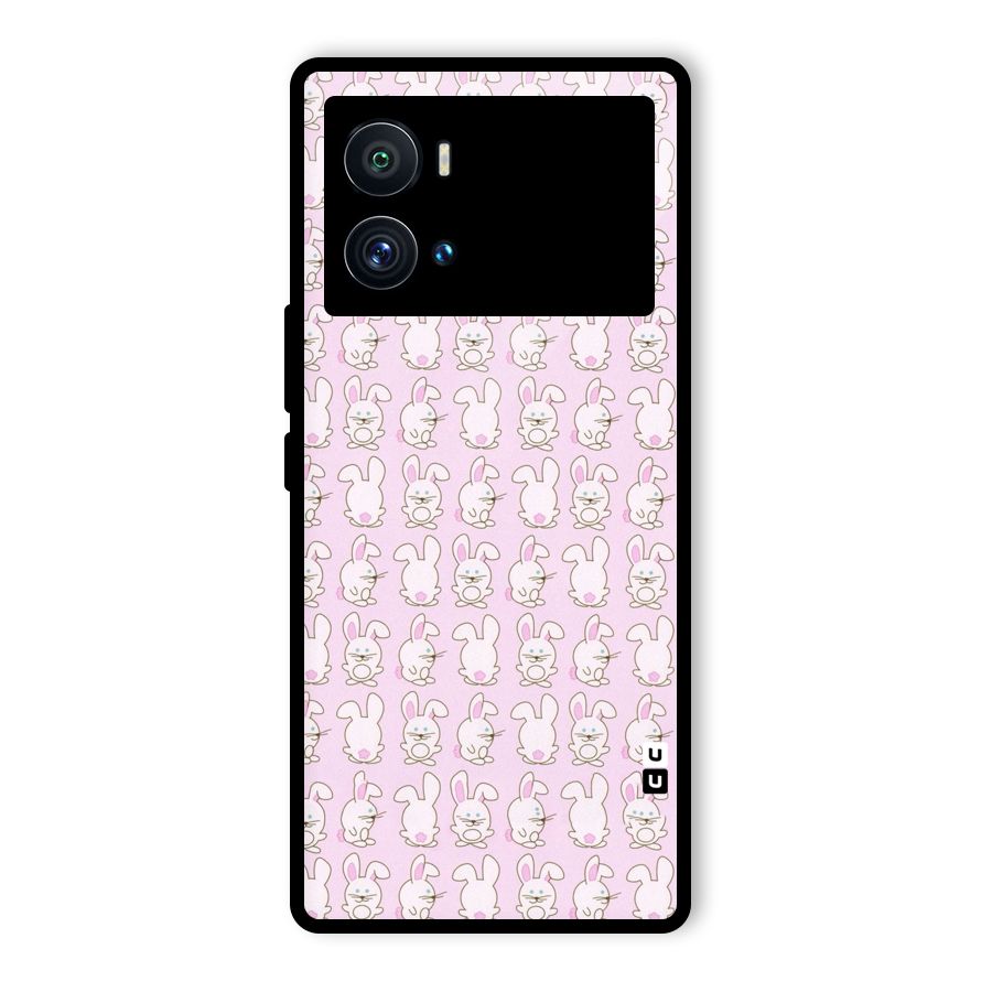 Bunny Cute Glass Back Case for Vivo iQOO 9 Pro