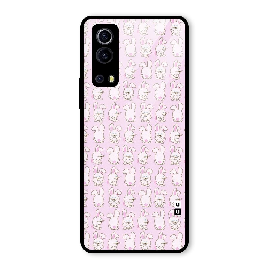 Bunny Cute Glass Back Case for Vivo iQOO Z3