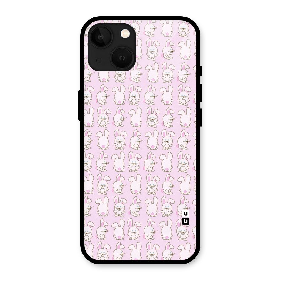 Bunny Cute Glass Back Case for iPhone 13