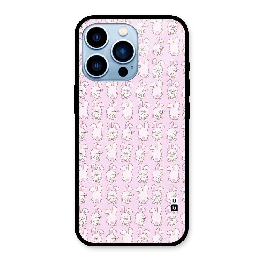 Bunny Cute Glass Back Case for iPhone 13 Pro
