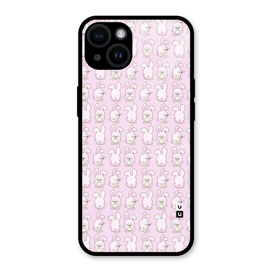 Bunny Cute Glass Back Case for iPhone 14