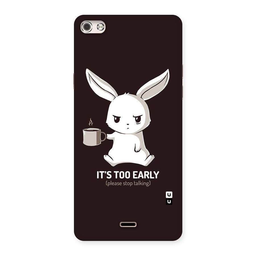 Bunny Early Back Case for Micromax Canvas Silver 5