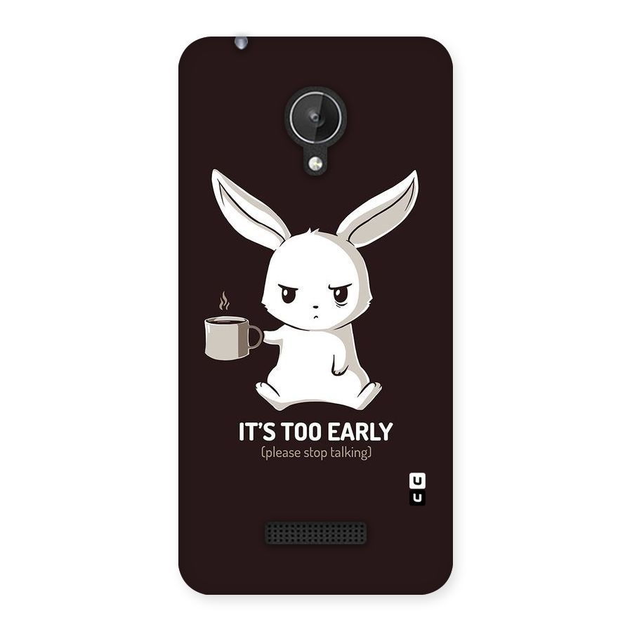 Bunny Early Back Case for Micromax Canvas Spark Q380