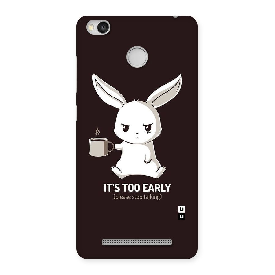 Bunny Early Back Case for Redmi 3S Prime