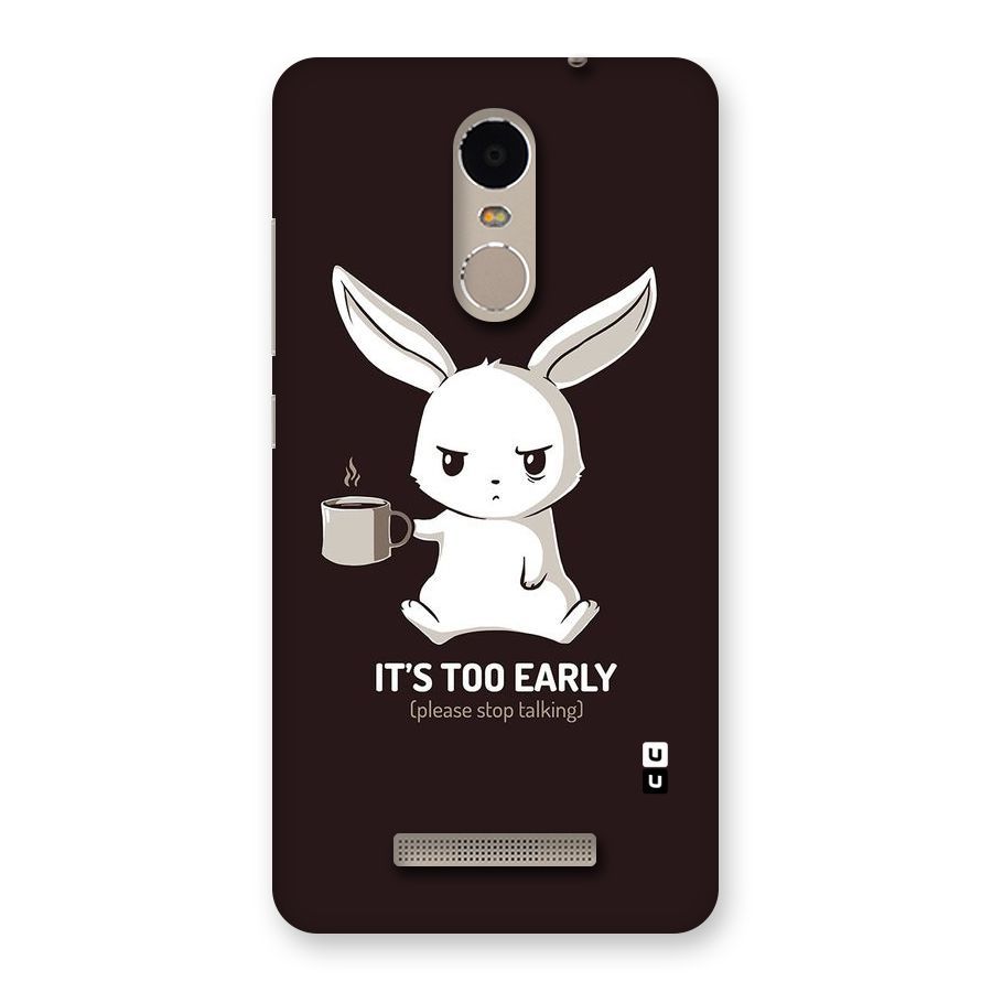 Bunny Early Back Case for Xiaomi Redmi Note 3