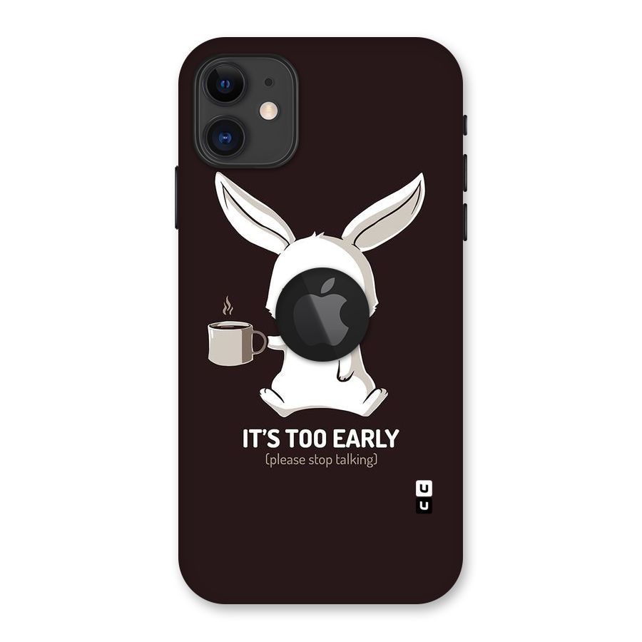 Bunny Early Back Case for iPhone 11 Logo Cut