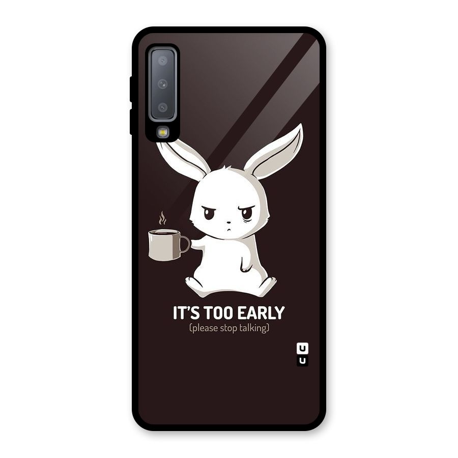 Bunny Early Glass Back Case for Galaxy A7 (2018)