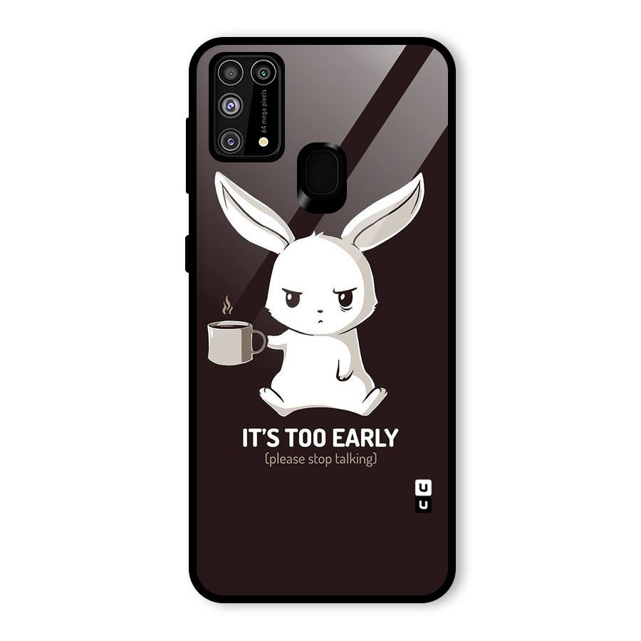 Bunny Early Glass Back Case for Galaxy F41