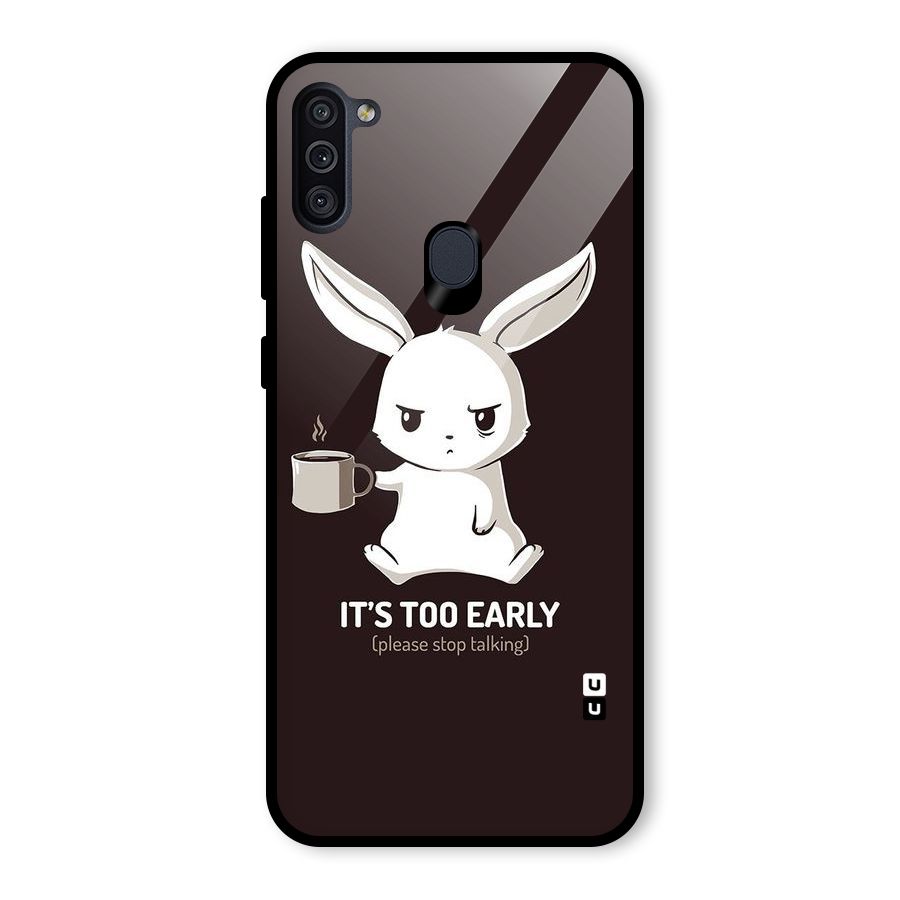 Bunny Early Glass Back Case for Galaxy M11
