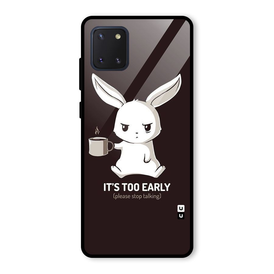 Bunny Early Glass Back Case for Galaxy Note 10 Lite