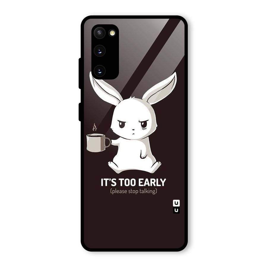 Bunny Early Glass Back Case for Galaxy S20 FE