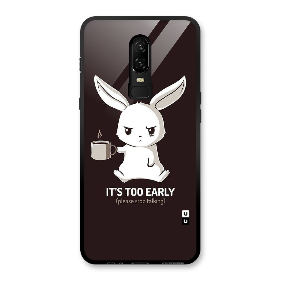 Bunny Early Glass Back Case for OnePlus 6