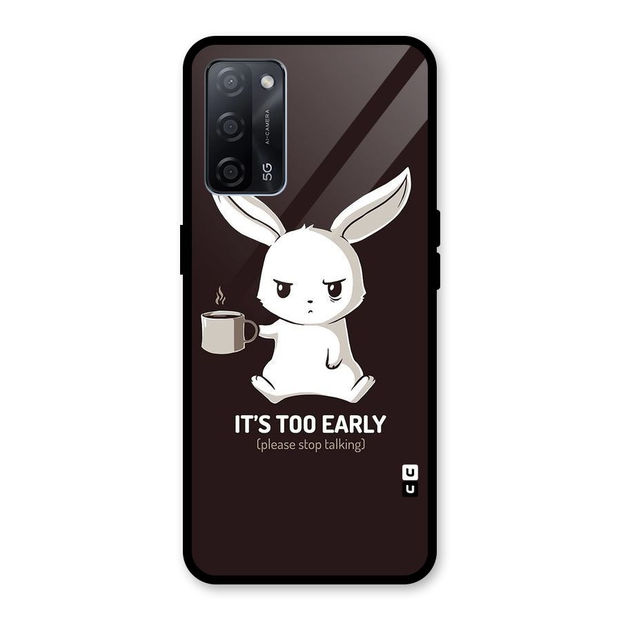 Bunny Early Glass Back Case for Oppo A53s 5G