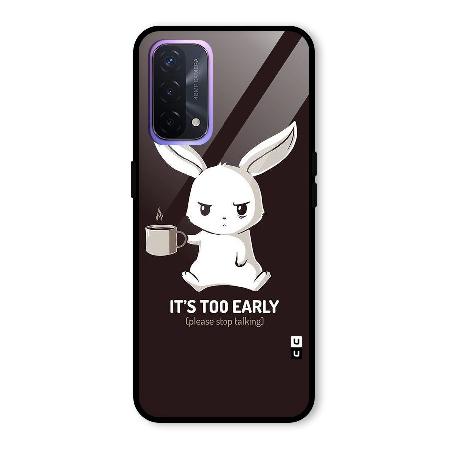 Bunny Early Glass Back Case for Oppo A74 5G