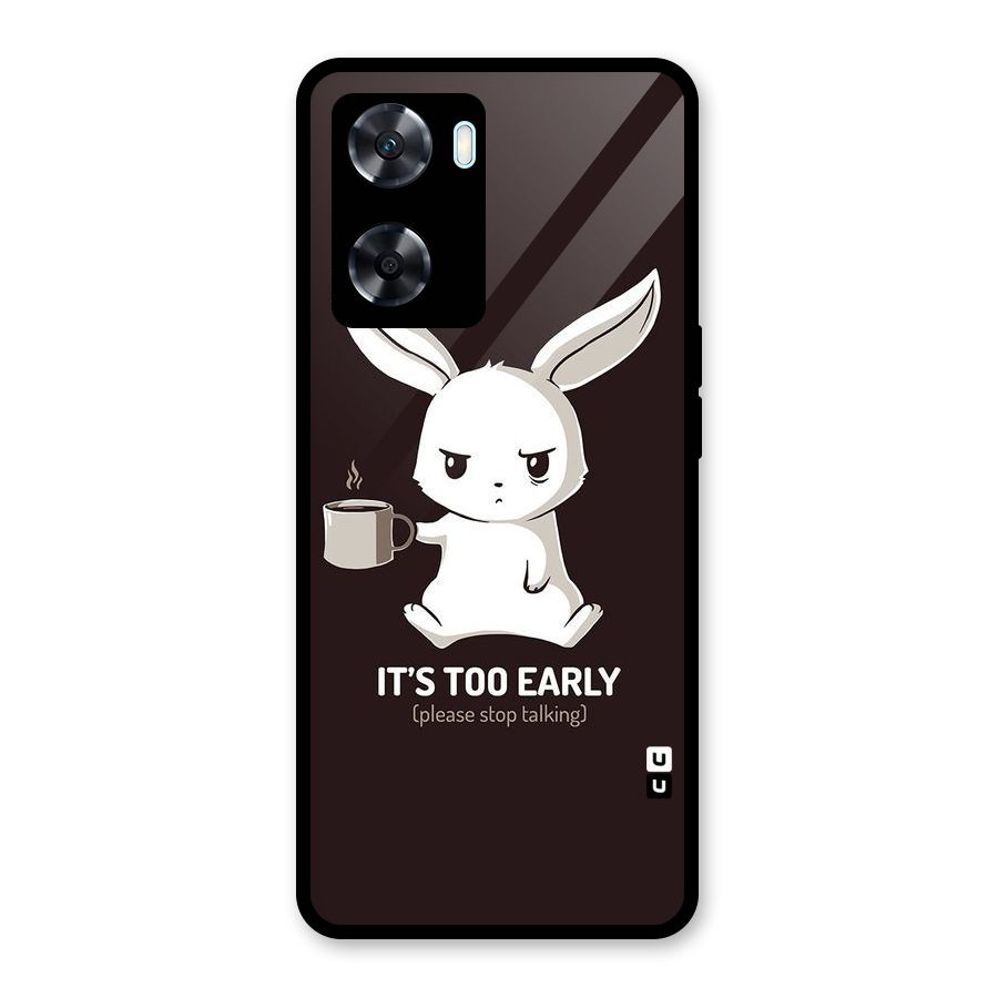 Bunny Early Glass Back Case for Oppo A77