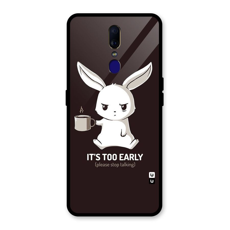 Bunny Early Glass Back Case for Oppo F11