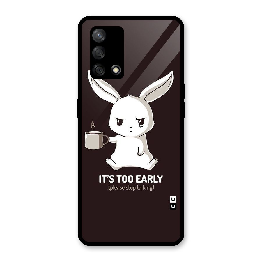 Bunny Early Glass Back Case for Oppo F19