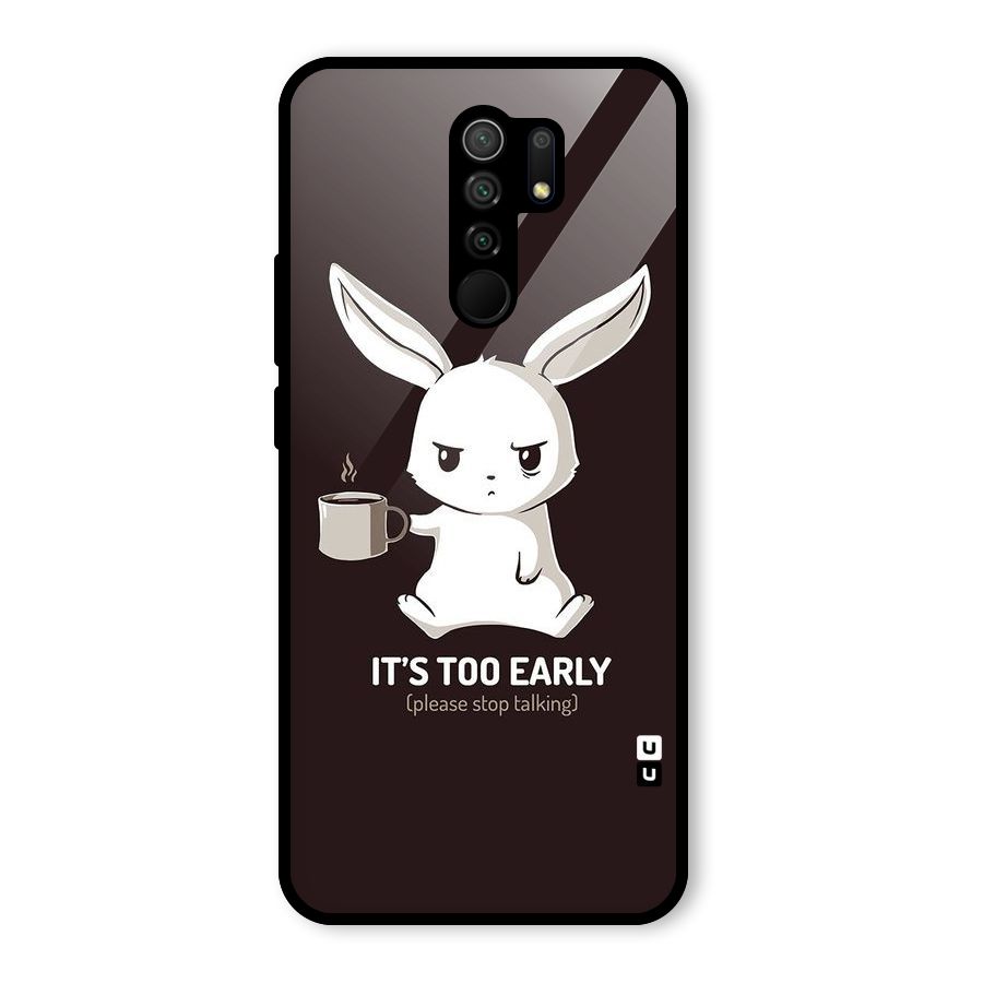Bunny Early Glass Back Case for Poco M2