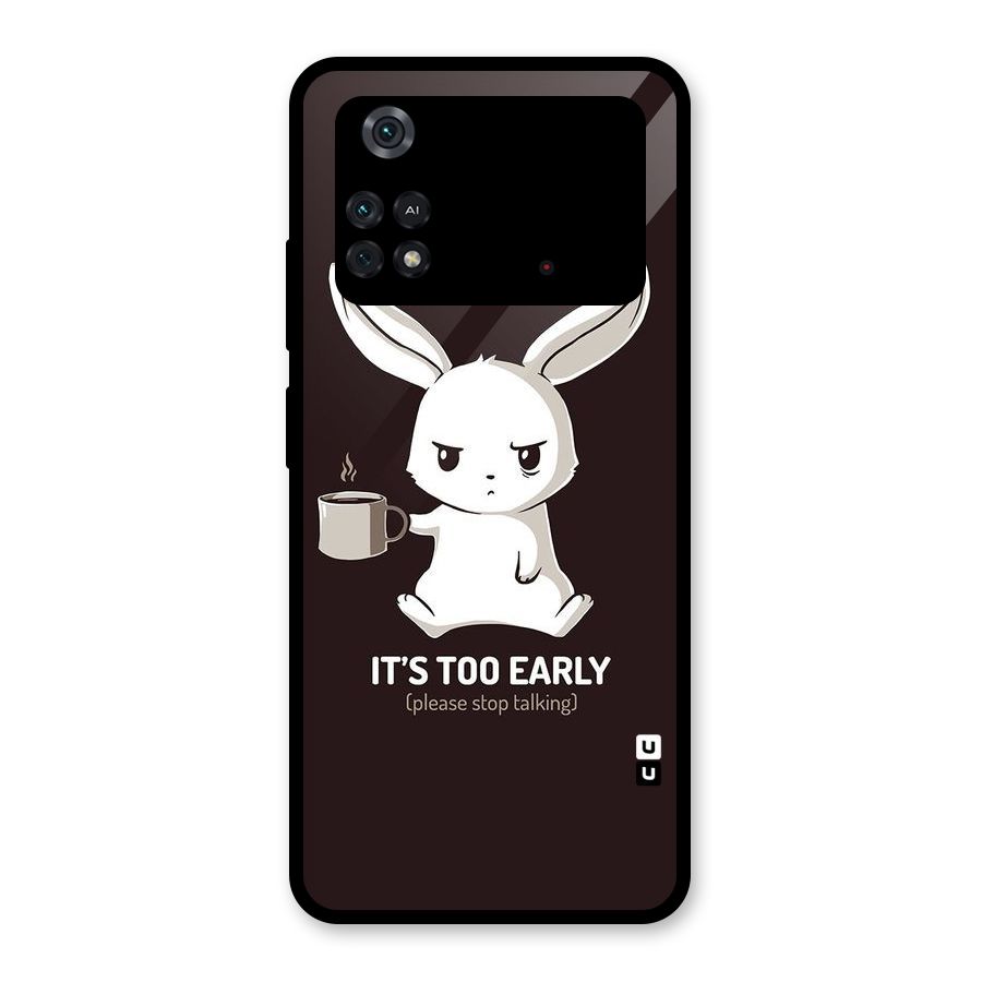 Bunny Early Glass Back Case for Poco M4 Pro 4G