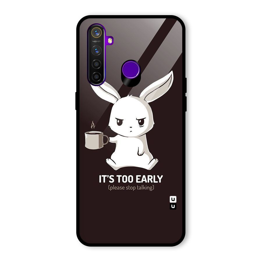 Bunny Early Glass Back Case for Realme 5 Pro