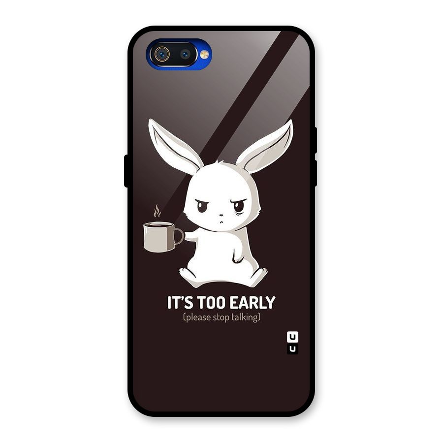 Bunny Early Glass Back Case for Realme C2