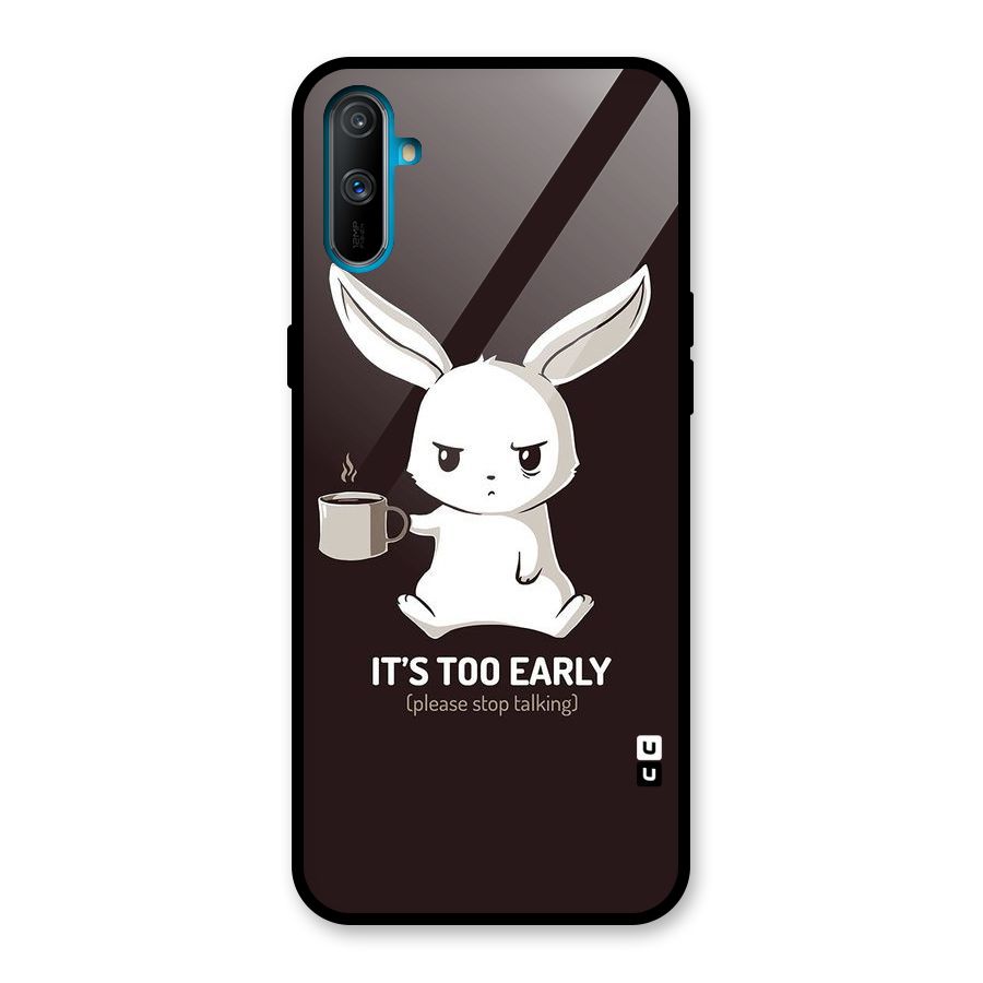 Bunny Early Glass Back Case for Realme C3